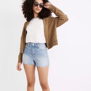 Madewell Curvy Perfect Vintage jean shorts
